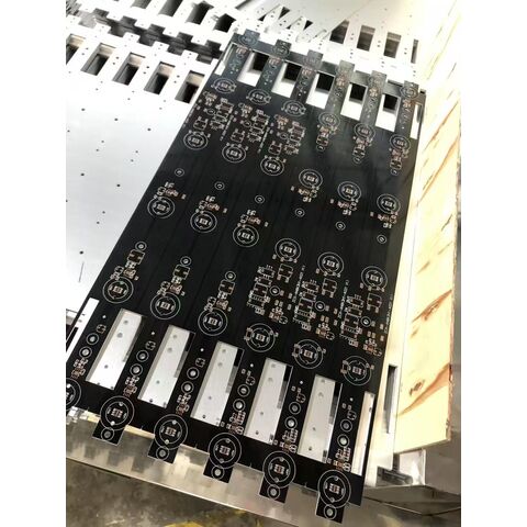 Fabricant de circuits imprimés en aluminium, LED 5050, masque de soudure noir