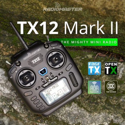 جهاز إرسال التحكم عن بعد RadioMaster TX12 MKII ELRS 16CH يدعم OPENTX و EDGETX لطائرة RC بدون طيار FPV UAV وملحقاتها