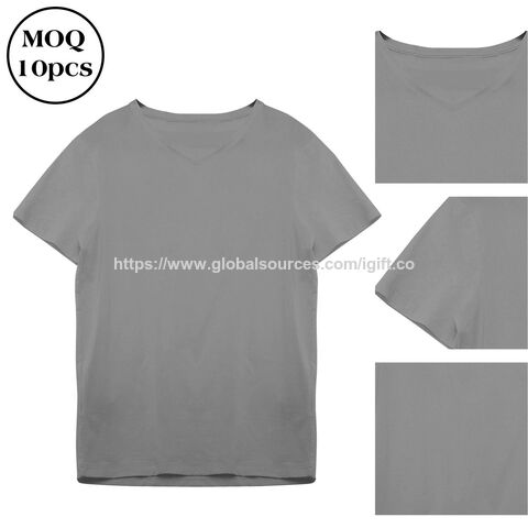 Basic T-Shirt für Damen mit Logo-Druck, Weiß, V-Ausschnitt, 220 g/m², 100% Baumwolle, individuell bedruckt