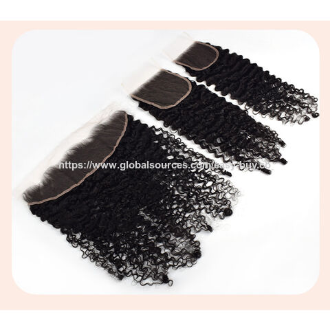 Human hair wigs Brazilian hair bundle Burmese curly real hair curtain