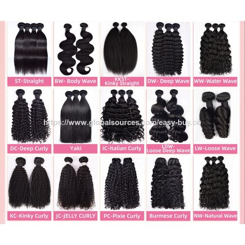 Human hair wigs Brazilian hair bundle Burmese curly real hair curtain