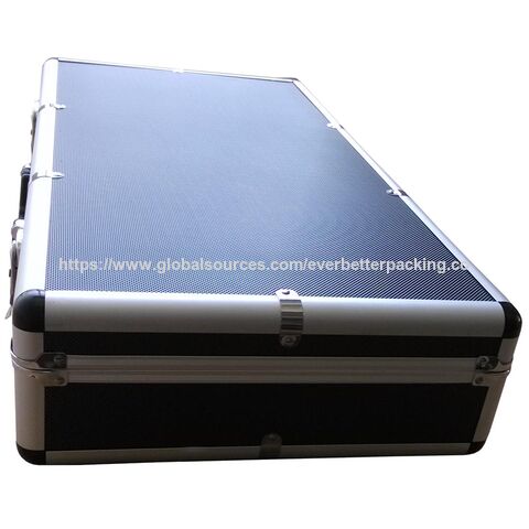 Fabricación a medida de caja de herramientas de aluminio con espuma corrugada para instrumentos veterinarios y entrega de herramientas OEM