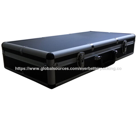 Fabricación a medida de caja de herramientas de aluminio con espuma corrugada para instrumentos veterinarios y entrega de herramientas OEM