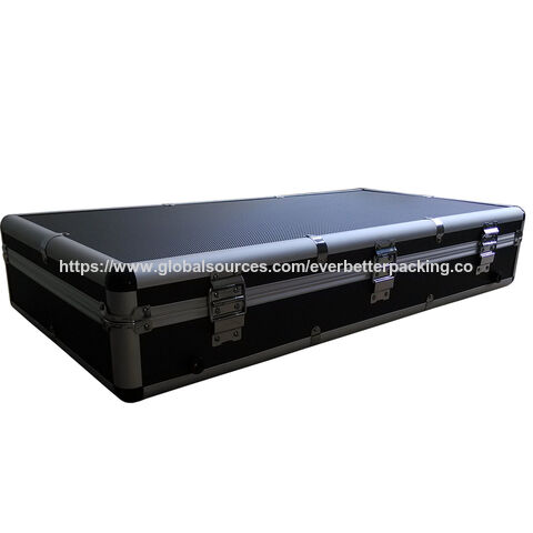 Fabricación a medida de caja de herramientas de aluminio con espuma corrugada para instrumentos veterinarios y entrega de herramientas OEM