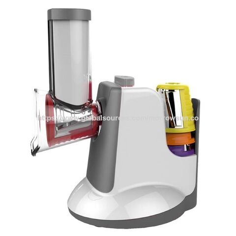 Cortador de Verduras Eléctrico Multifunción Estilo Nuevo, Rebanador, Ensaladera con Accesorio para Sorbete