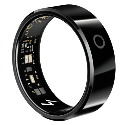 Bague Connectée avec Détection de Mouvement pour Jeux + Surveillance de la Santé Cardiaque + Surveillance du Sommeil 24h/24 + Suivi d'Activité + Tactile + 7 Jours d'Autonomie