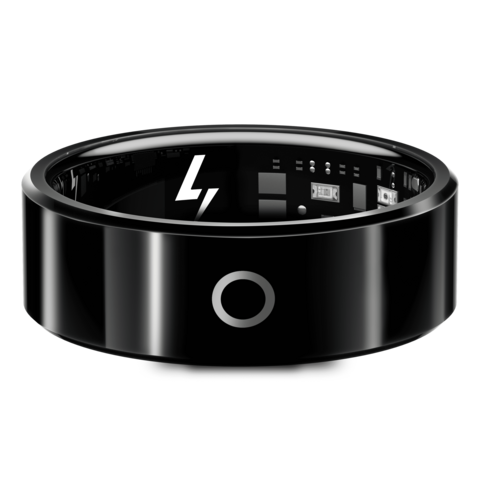 Bague Connectée avec Détection de Mouvement pour Jeux + Surveillance de la Santé Cardiaque + Surveillance du Sommeil 24h/24 + Suivi d'Activité + Tactile + 7 Jours d'Autonomie
