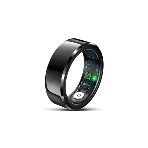 Anillo Inteligente Deportivo con Monitor de Frecuencia Cardíaca + SPO2 + Estrés de Fábrica 2025, Traducción IA, Monitoreo del Sueño 24h, Control Táctil y Cableado