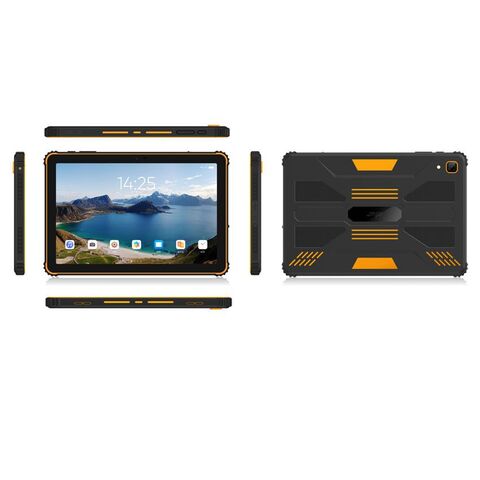 Tableta PC Industrial Reforzada de 10.1" IP67 con Lector de Huellas Dactilares NFC, 4G LTE y Resistencia Mejorada a Caídas para Aplicaciones de Campo Industrial