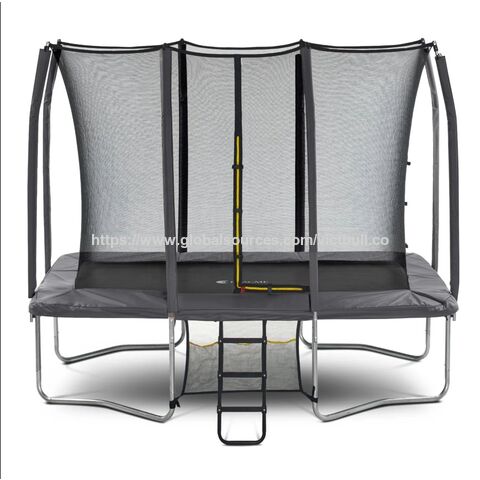 Trampoline Lanterne Premium de 14 pieds avec Protection UV et Filet de Sécurité Renforcé Certifié ASTM pour le Divertissement Familial dans le Jardin