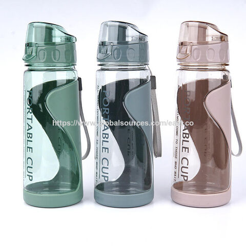Transparenter Aktivitätsbecher mit personalisiertem Druck - Süße bunte Wasserflasche mit individuellem Logo für Mädchen und Jungen