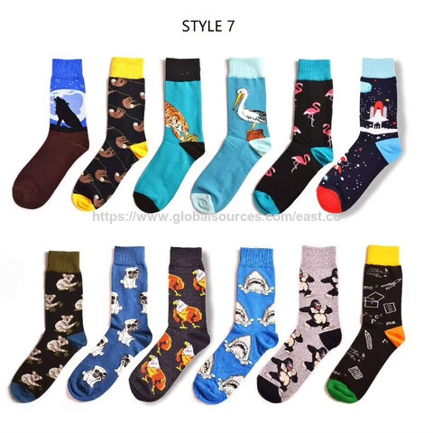 Kaus Kaki Katun Desain Titik 3D Atletik Unisex Nyaman Desain Titik Rajut 3D Tinggi Grosir Kaus Kaki Manset Tubuh Bawah Mode Pria