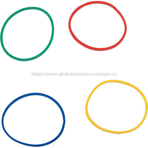 Élastiques de couleur pour Maison/Bureau/École/Banque/Usine/Hôpital, Élastiques résistants et extensibles pour fournitures scolaires, domestiques et de bureau