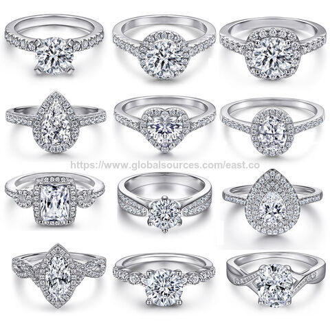 Sterling Silber 925 Verlobungs- und Hochzeitsring Tonglin, Heiße Verkaufs-Silbersets 925 Schmuck, Ringlieferanten, Goldplattierter Fingerspitzenring