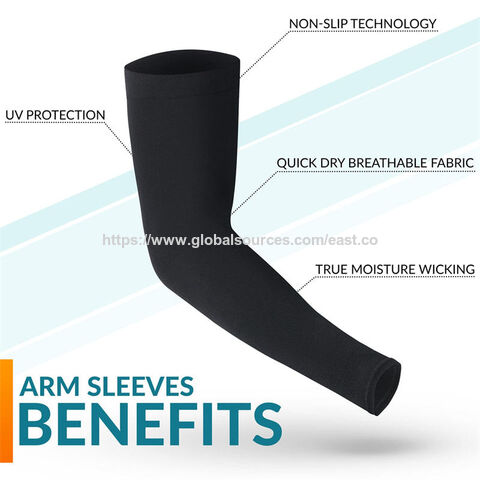 Manchons de compression pour bras de basket-ball, confortables, respirants, antidérapants, pour dissimuler les tatouages. Vente en gros, refroidissement pour cyclisme.