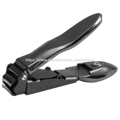 Conjunto de ferramentas de pedicure de aço portátil por atacado Grande Médio Cortadores de unhas planos oblíquos Cortador de unhas com logotipo personalizado Use cutículas Pés