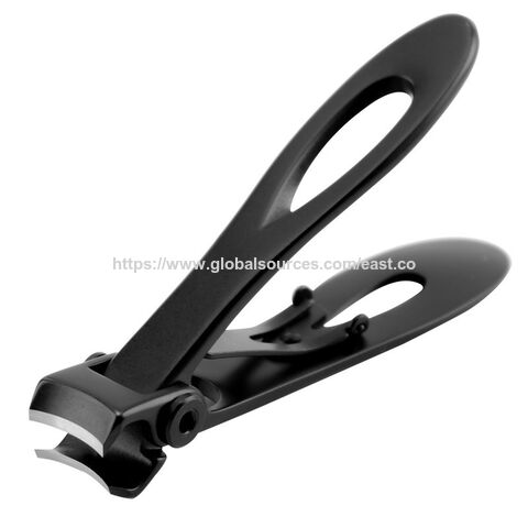 Conjunto de ferramentas de pedicure de aço portátil por atacado Grande Médio Cortadores de unhas planos oblíquos Cortador de unhas com logotipo personalizado Use cutículas Pés