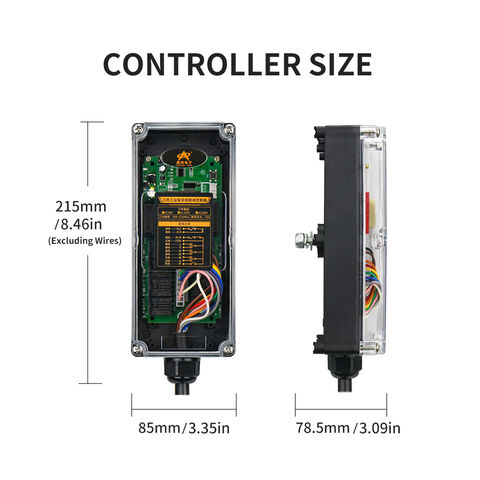 Control Remoto Inalámbrico RF Industrial AC36V-220V de 6 Canales FSK 420-450MHz Impermeable para Grúa, Polipasto, Cabrestante, Elevador y Seguridad de Movimiento
