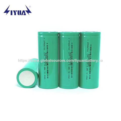 Paquete de Baterías LiFePO4 26700 3.2V 4500mAh de Descarga Alta para Herramientas Eléctricas con Protección contra Sobrecarga