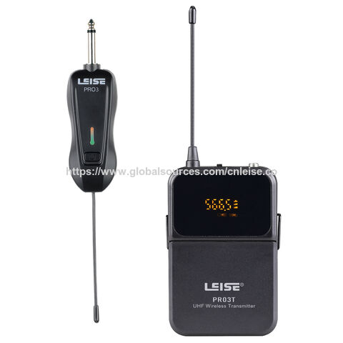 Microphone sans fil UHF portable et économique - Microphone sans fil