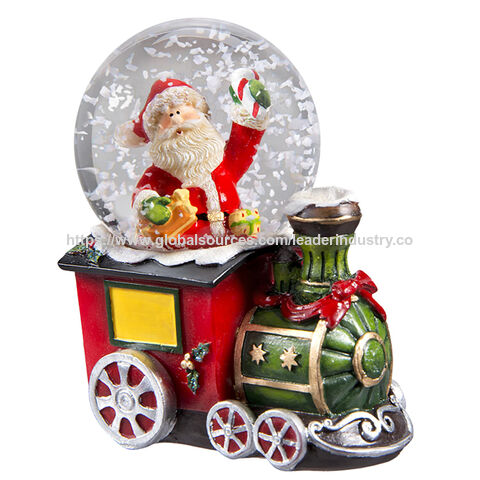 BSCI Fabrik Weihnachts Schneekugel 100mm Musikalischer Santa Wasser Globus
