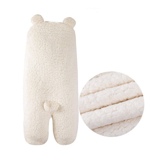 Saco de Dormir para Bebê Recém-Nascido em Promoção, Saco de Dormir de Pelúcia Macia em Formato de Urso para Bebês