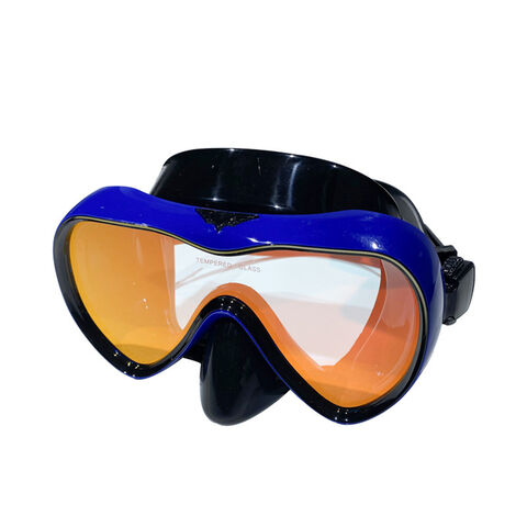 Hochwertige Tauchmaske mit gehärtetem Sicherheitsglas für Speerfischen, Schnorcheln und Tauchen
