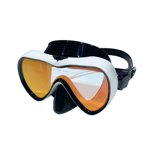 Hochwertige Tauchmaske mit gehärtetem Sicherheitsglas für Speerfischen, Schnorcheln und Tauchen