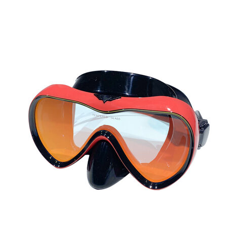 Hochwertige Tauchmaske mit gehärtetem Sicherheitsglas für Speerfischen, Schnorcheln und Tauchen