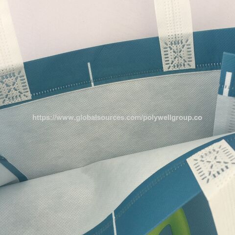 Bolsa de compras reutilizable de PP no tejido ecológica al por mayor con impresión personalizada