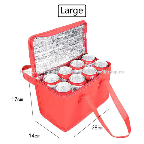 Boîte isotherme portable en gros, grands sacs à lunch isolés thermiques pour le camping en plein air