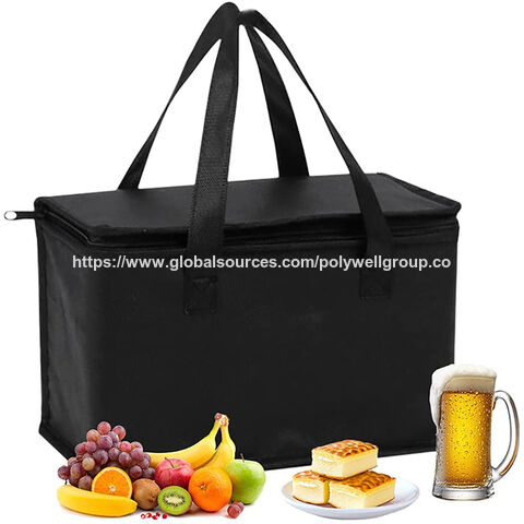 Boîte isotherme portable en gros, grands sacs à lunch isolés thermiques pour le camping en plein air
