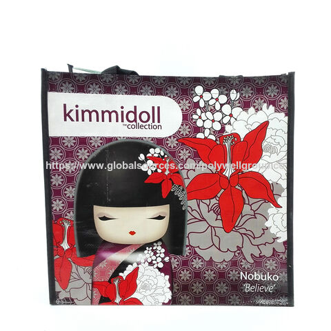 Bolsa de compra reutilizable de tela no tejida PP con logo personalizado para promoción al por mayor a precio económico