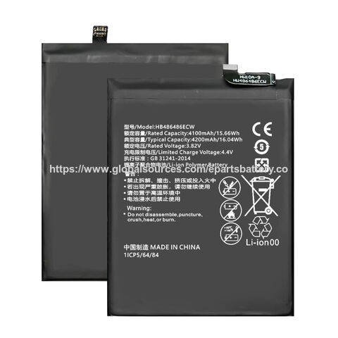Batterie HB486486ECW de haute qualité OEM en gros pour HW P30 Pro