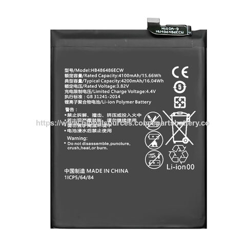 Batterie HB486486ECW de haute qualité OEM en gros pour HW P30 Pro