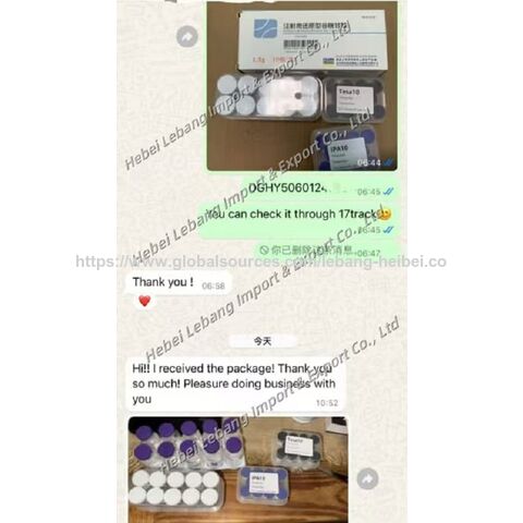 Meilleur prix haute qualité 99% poudre lyophilisée peptide RT 5mg 10mg 15mg 20mg 30mg 40mg usine de peptides