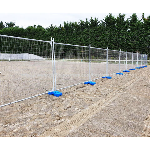 Clôture de sécurité de chantier mobile Besto à vendre - Barrières de chantier temporaires haute visibilité