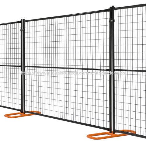 Clôture de sécurité de chantier mobile Besto à vendre - Barrières de chantier temporaires haute visibilité
