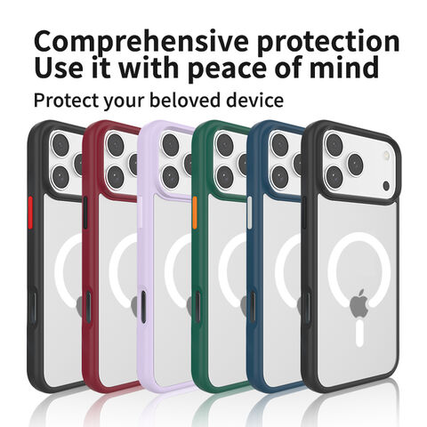 Stoßfeste Premium Handyhülle für iPhone 17 Pro mit MagSafe - Weiches TPU, Hartes PC, Matte Rückseite, Großhandel
