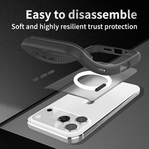 Stoßfeste Premium Handyhülle für iPhone 17 Pro mit MagSafe - Weiches TPU, Hartes PC, Matte Rückseite, Großhandel