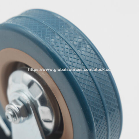 Rueda giratoria de PU duradera de 25 mm, 40 mm, 50 mm, 3, 4, 5, 6 pulgadas, rueda de PVC de alta resistencia, material de polipropileno personalizable