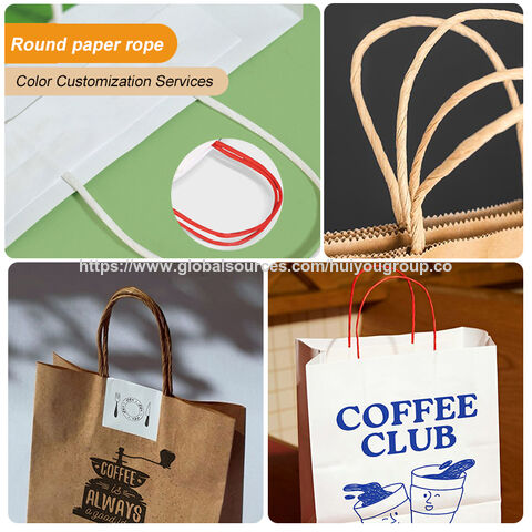 Bolsa de Papel Kraft Ecológica Personalizada con Impresión de Logo para Empaquetado de Ropa, Joyería y Regalos