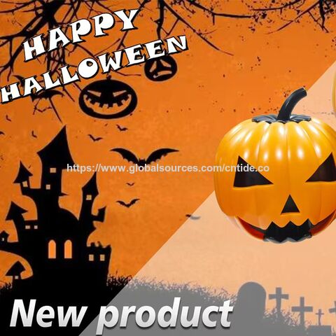 Fabrik Großhandel kundenspezifisches Design Kürbis Süßigkeitenspender Halloween Süßigkeitenautomat