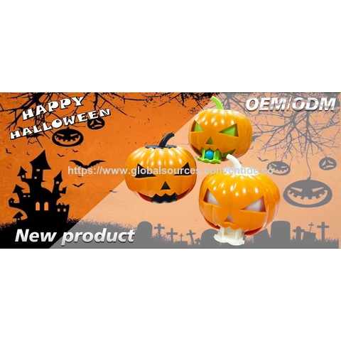 Fabrik Großhandel kundenspezifisches Design Kürbis Süßigkeitenspender Halloween Süßigkeitenautomat