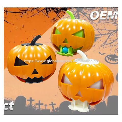 Fabrik Großhandel kundenspezifisches Design Kürbis Süßigkeitenspender Halloween Süßigkeitenautomat