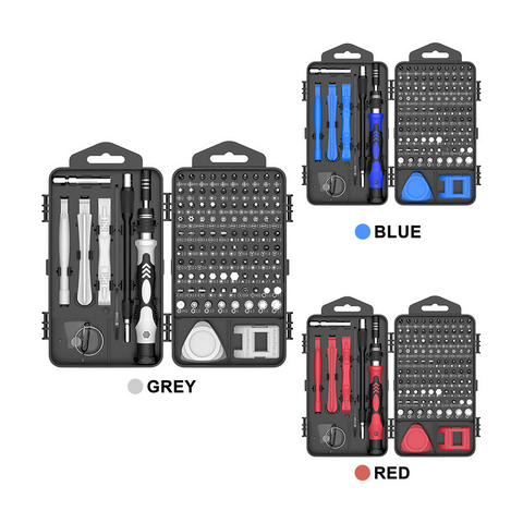 Kit de reparación de teléfonos móviles 117 en 1, juego de puntas de destornillador de precisión, juego de destornilladores de herramientas de reparación electrónica, Herramienta reparacion