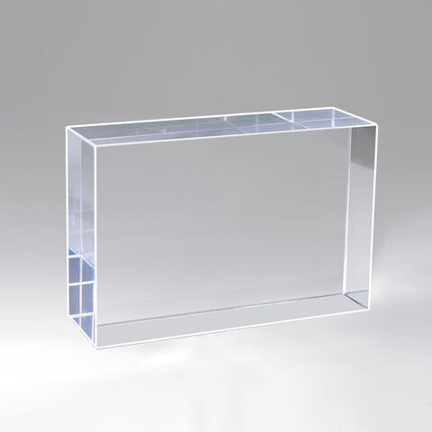 Customized acrylic sheet branding sign PMMA block holer