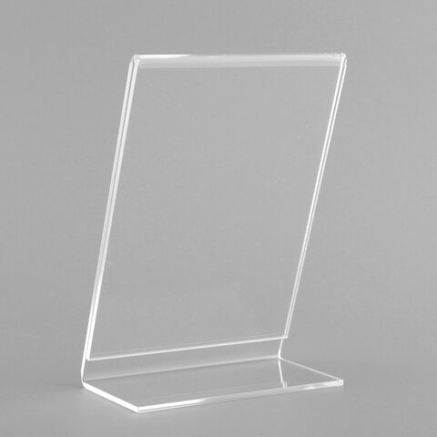 Customize acrylic sign holder plexiglass sign holder pmma perspex sign holder