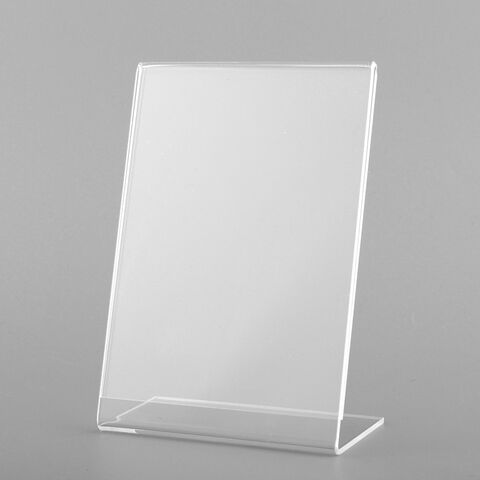 Customize acrylic sign holder plexiglass sign holder pmma perspex sign holder