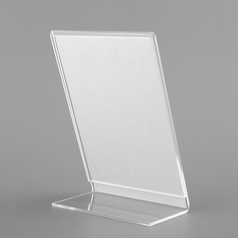 Customize acrylic sign holder plexiglass sign holder pmma perspex sign holder